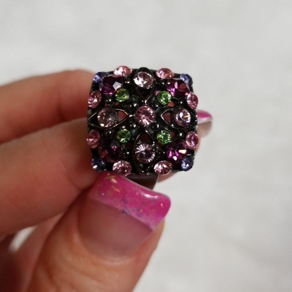 3/$15 Gorgeous Multi Ring - Gunmetal - Picture 5 of 7